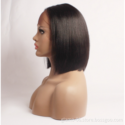 Short Bob Wigs Women,human Hair Non Lace Wigs,perruque Full Lace Wigs Human Hair for Black Virgin Cuticle Aligned Hair Long